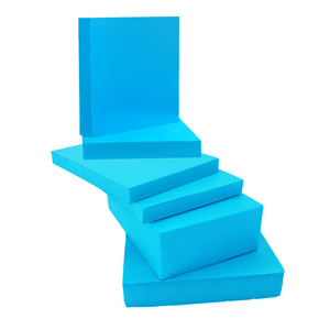 Xps โฟมบอร์ดโพลีสไตรีนแข็งสี่เหลี่ยมผืนผ้าโฟมฉนวนกันความร้อน Xps Extrud แผ่นสำหรับงานฝีมือ DIY ประติมากรรมการสร้างแบบจำลอง