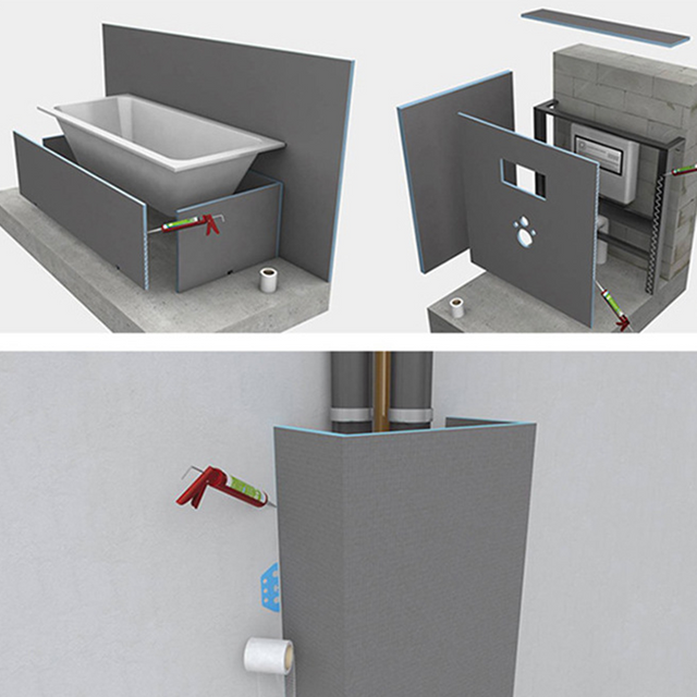방수 XPS 폼 보드, 타일 뒷면을 위한 경량 단열재