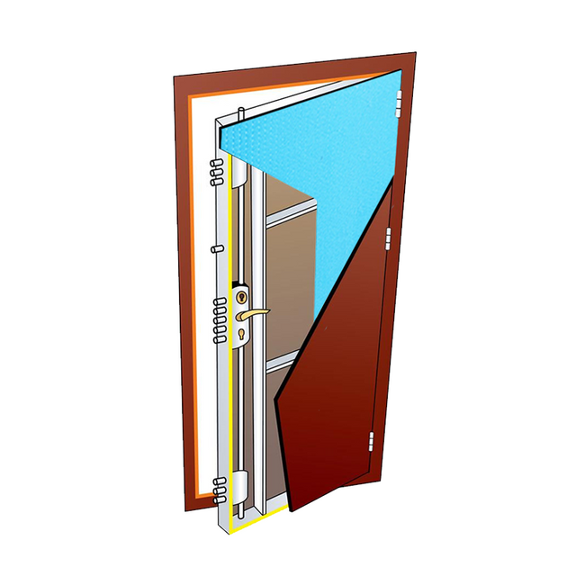 Foaie extrudată ignifugă cu finisaj neted Placă de spumă XPS din polistiren &icirc;n mijlocul ușii